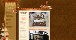 Desktop Screenshot of feinbaeckerei-melzer.de