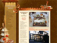 Tablet Screenshot of feinbaeckerei-melzer.de